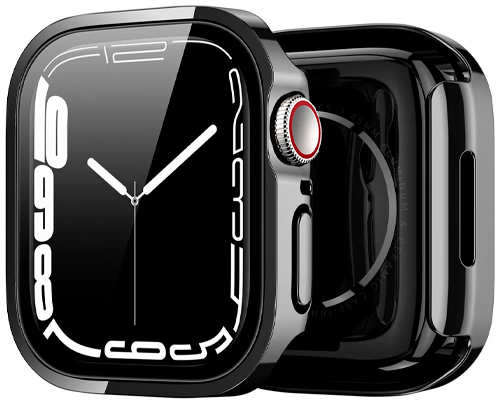 Накладка Dux Ducis Hamo для Apple Watch 45 mm черные 9641486125