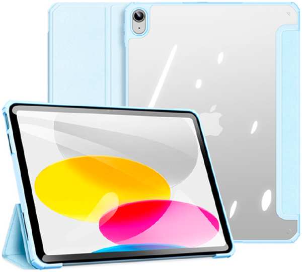 Apple<=iphone|ipad|ipod|macbook Чехол-книжка DUX DUCIS Copa Series для iPad 10.9 (2022) голубой 9641486202