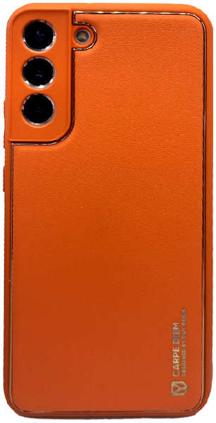 Пластиковая накладка Dux Ducis Yolo elegant для Samsung Galaxy S22 Plus оранжевая 9641486228
