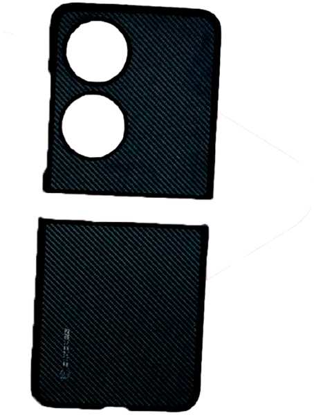 Пластиковая накладка Dux Ducis Fino Series для Huawei P50 Pocket черная 9641486236