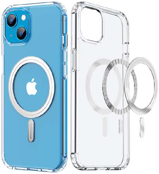 Apple Противоударная пластиковая накладка Dux Ducis Clin MagSafe для iPhone 14 Plus прозрачная 9641486282