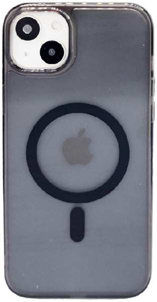 Apple Пластиковая накладка WIWU Crystal Case MagSafe для iPhone 14 Plus затемненная 9641486945
