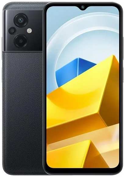 Мобильный телефон Xiaomi Poco M5 4/64Gb черный 9641486996