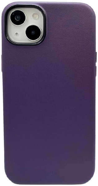 Apple Пластиковая накладка KZDOO Noble для iPhone 14 Plus под кожу фиолетовая