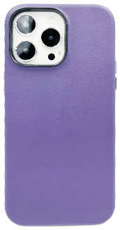 Apple Пластиковая накладка KZDOO Noble для iPhone 14 Pro Max под кожу фиолетовая 9641489072
