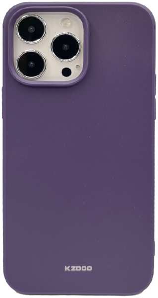 Apple Силиконовая накладка KZDOO QSeries для iPhone 14 Pro Max фиолетовая