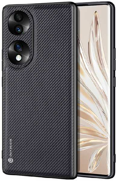 Пластиковая накладка Dux Ducis Fino Series для Huawei Honor 70 Pro (5G) черная 9641489763