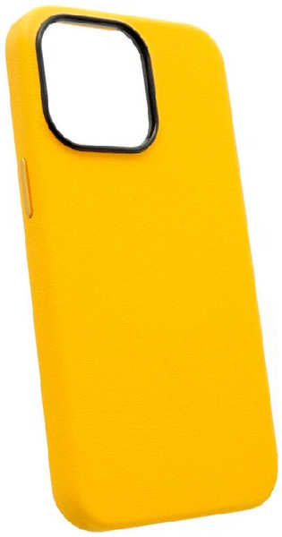 Apple Кожаная накладка для iPhone 13 Pro Max (LC) с Magsafe желтая Partner 9642511661