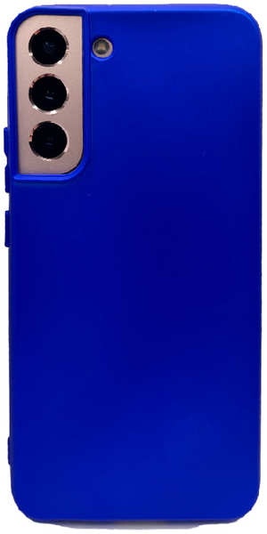 Силиконовая накладка для Samsung Galaxy S22 Plus (SС) ярко-синяя Partner