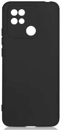 Силиконовая накладка для Xiaomi Redmi 10А (SC) черная 9642550965