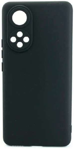 Силиконовая накладка для Huawei Nova 9 (SC) черная 9642552537