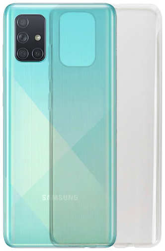 Силиконовая накладка для Samsung Galaxy A23 прозрачная Partner
