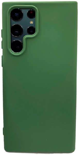 Силиконовая накладка для Samsung Galaxy S22 Ultra (SC) зеленая Partner 9642557459