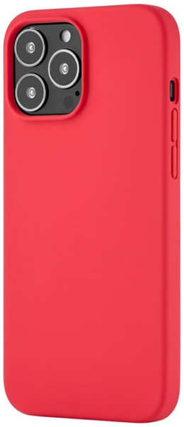 Apple Накладка для iPhone 13 Pro Max MagSafe ЭкоКожа красная Partner