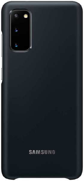 Пластиковая накладка для Samsung Galaxy S20 Smart LED Cover черная