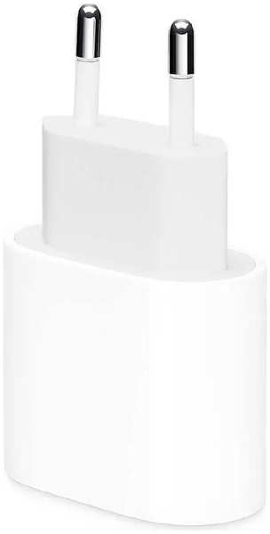 Сетевое зарядное устройство Apple 20W USB-C Power Adapter (MHJE3ZM/A) белый (ЕАС) 9646600782