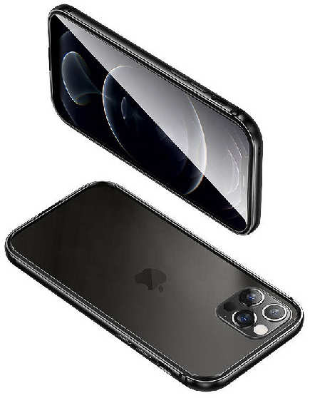 Apple Прорезиненный бампер Usams Fellwell для iPhone 12 mini черный 9646812954