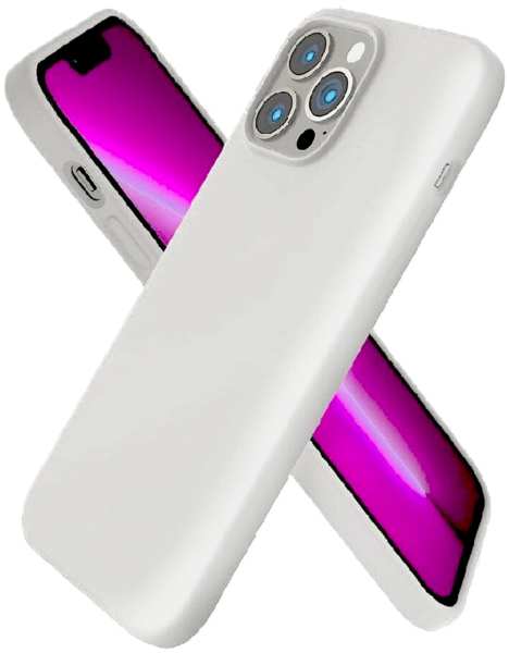Apple Силиконовая накладка KOTDESIGN MagSafe для iPhone 13 Pro белая 9647043137