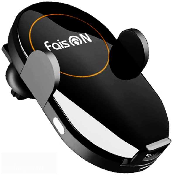Автомобильный держатель FaisON STREAM для телефона на воздуховод с беспроводной зарядкой 9648545266