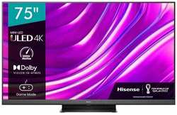 75″ Телевизор Hisense 75U8HQ MiniLED, 4K Ultra HD, черный