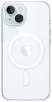 Противоударная накладка Clear Case с MagSafe для Apple iPhone 15 прозрачная M1