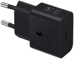 Сетевое зарядное устройство + кабель Type-C/Type-C Samsung (EP-T2510XBEGRU) USB-C 25W черное EAC