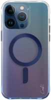 Apple Пластиковая накладка Uniq Coehl Dazze для iPhone 15 Pro лазурно-голубой