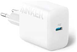 Сетевое зарядное устройство Anker USB-C 312 20W Белое EAC