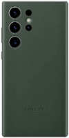 Кожаная накладка Samsung Leather Case для Galaxy S23 Ultra зеленая SZ