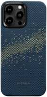 Apple Кевларовая накладка Pitaka MagEZ Case 4 для iPhone 15 Pro Milky Way Galaxy (млечный путь)
