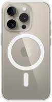 Apple Пластиковая накладка Clear Case MagSafe для iPhone 15 Pro прозрачная (ITA)