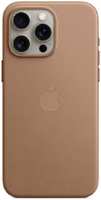Apple Накладка FineWoven для iPhone 15 Pro с MagSafe Серо-коричневый