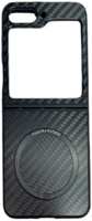 Пластиковая накладка Raigor Inverse Scott MagSafe для Samsung Galaxy Z Flip5 черная