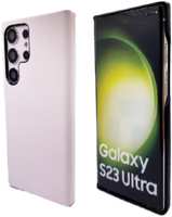 Пластиковая накладка KZDOO NOBLE COLLECTION для Samsung Galaxy S23 Ultra под кожу белая