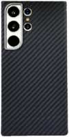 Кевларовая накладка Kzdoo Keivlar для Samsung Galaxy S23 Ultra черная
