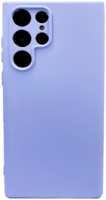 Силиконовая накладка для Samsung Galaxy S22 Ultra фиолетовая Partner
