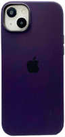 Apple Силиконовая накладка Silicone Case с MagSafe для iPhone 14 фиолетовая UAE