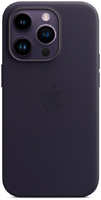 Чехол Apple iPhone 14 Pro Leather Case with MagSafe - Ink / Чернильный (EAC)