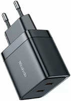 Сетевое зарядное устройство Mcdodo CH-2501 40 Вт Dual USB-C GaN Fast Charge черный (CE)