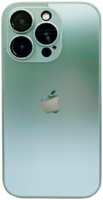 Apple Пластиковая накладка AG Glass case MagSafe для iPhone 14 Pro зеленая