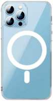 Apple Пластиковая накладка WIWU Crystal Case MagSafe для iPhone 14 затемненная