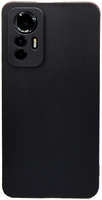 Силиконовая накладка для Xiaomi 12 Lite черная