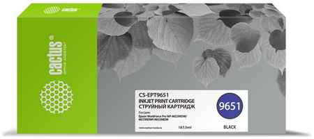 Картридж для струйного принтера CACTUS CS-EPT9651 Black, совместимый 965044440049541