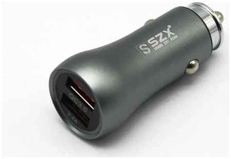 SZX Автомобильное зарядное устройство SZ03 на 2 USB (от прикуривателя)