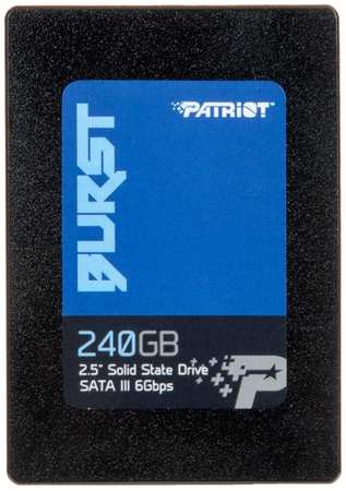 SSD накопитель Patriot Memory Burst Elite 2.5″ 240 ГБ PBU240GS25SSDR 965044440096882