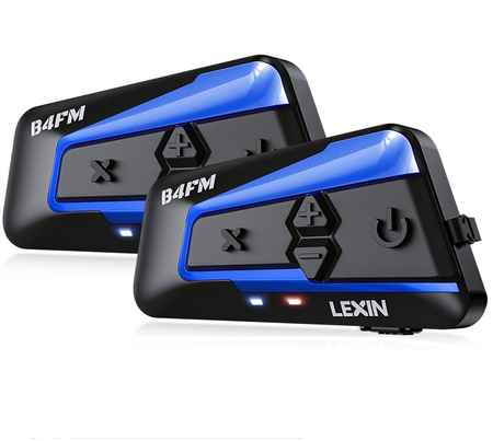 Комплект из 2-х мотогарнитур LEXIN LX-B4FM-X