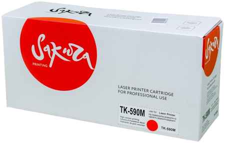 Картридж для лазерного принтера SAKURA TK590M SATK590M Purple, совместимый 965044440711085