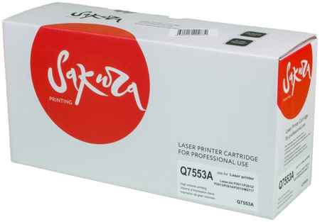 Картридж для лазерного принтера SAKURA Q7553A SAQ7553A Black, совместимый 965044440711165