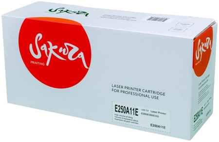 Картридж для лазерного принтера SAKURA E250A11E SAE250A11E Black, совместимый 965044440711273