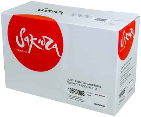 Картридж для лазерного принтера SAKURA 106R00688 SA106R00688 Black, совместимый 965044440711415